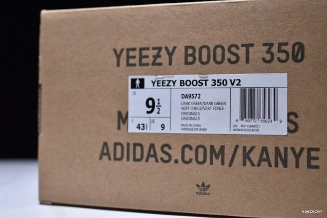 Dark Yeezy DA9572 350 Green V2 Adidas Boost 0726